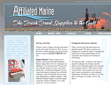 Tablet Screenshot of affiliatedmarine.com